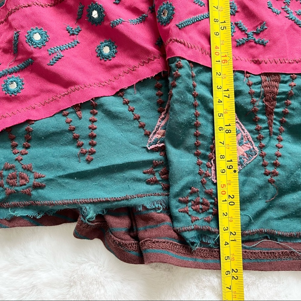 FREE PEOPLE/WE THE FREE Womens North South Tank Top Size Small Boho Artsy - Picture 7 of 8